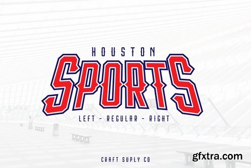 CM - Houston Sports Font Family 2542087