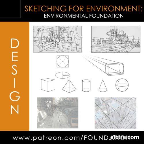 Gumroad - Foundation Patreon Term 4 - Sketching for Environments: Foundation