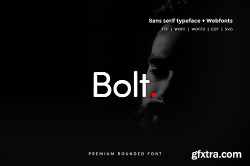 Bolt Rounded - Modern Typeface + WebFont