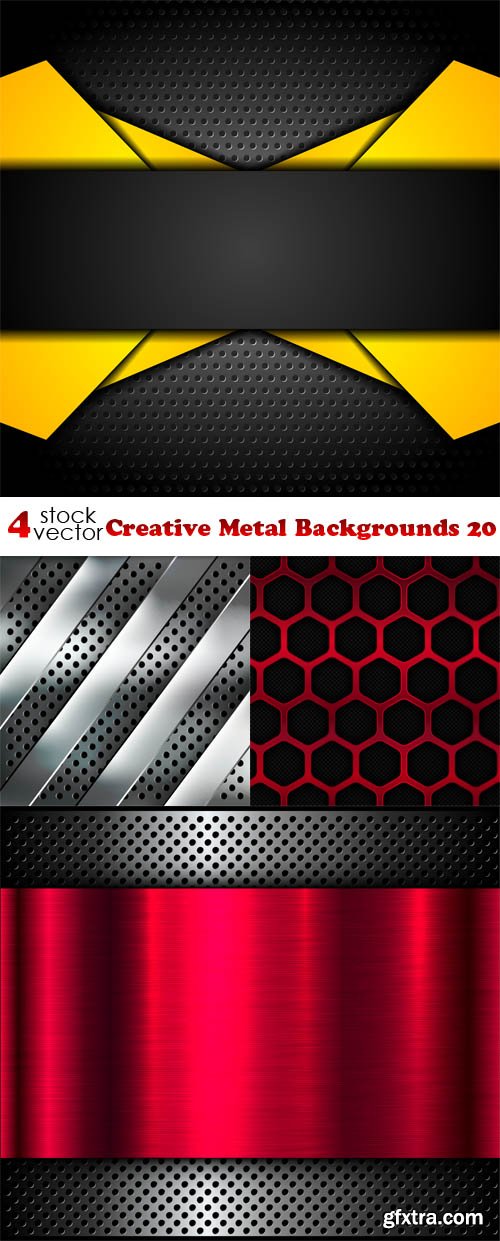 Vectors - Creative Metal Backgrounds 20