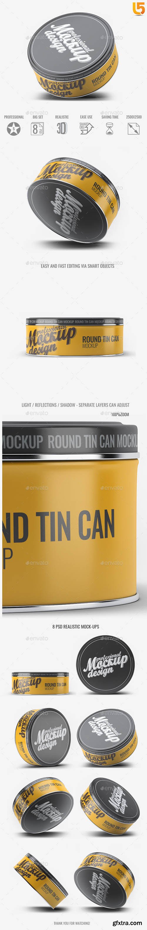 Round Tin Can Mock-Up 21955604