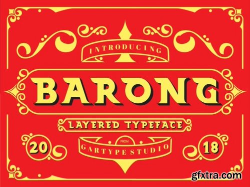 Barong Font Family - 3 Fonts