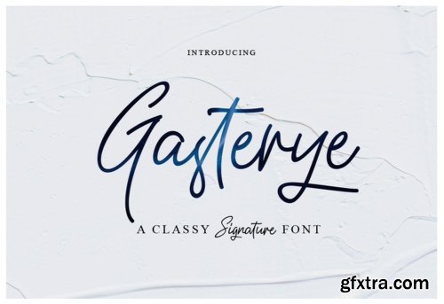 Gasterye Font Family - 2 Fonts