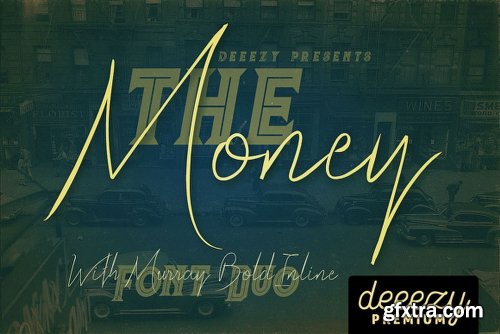 The Money Font Family - 4 Fonts