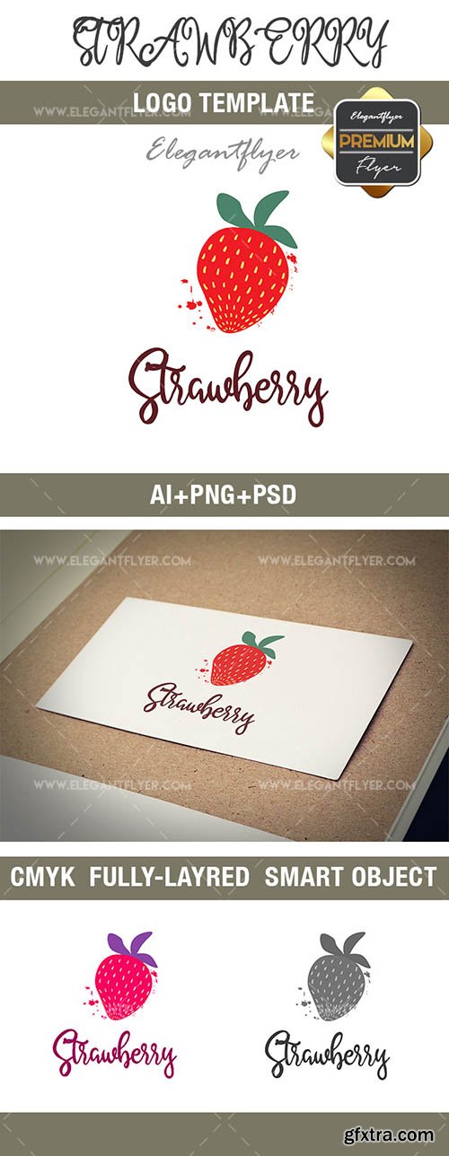Strawberry – Premium Logo Template