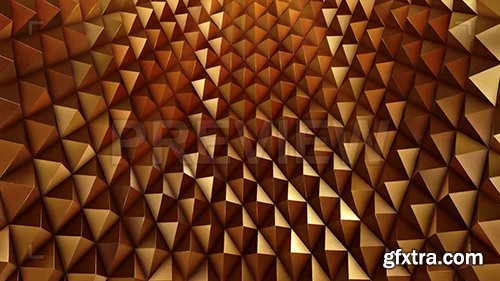 Gold Rombic Wall Looping Background 77636
