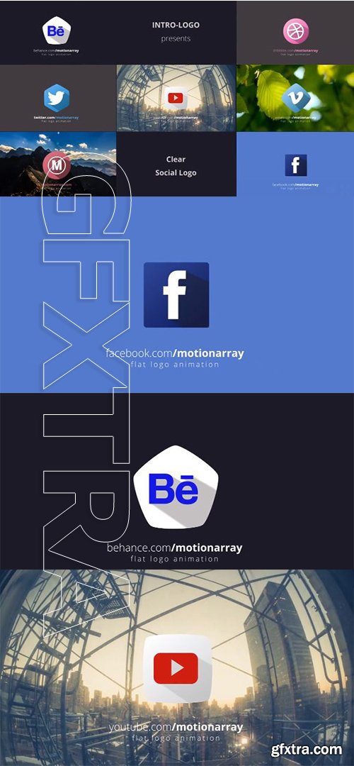Clear Social Logo - After Effects 84010