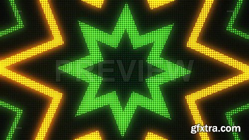 Star Disco LED VJ Background 82773
