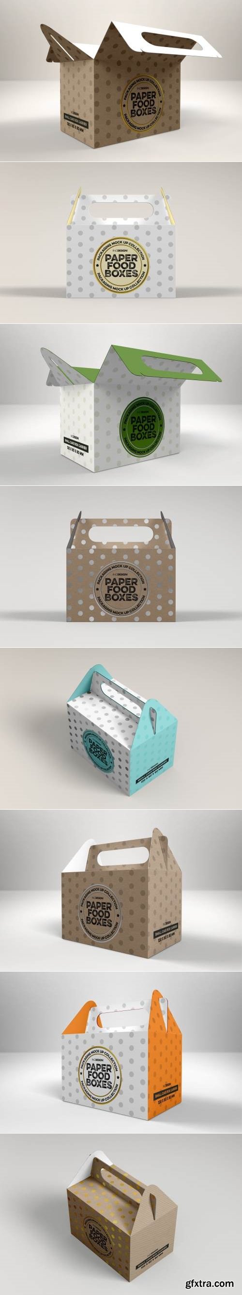Small Box Carrier Packaging Mockup