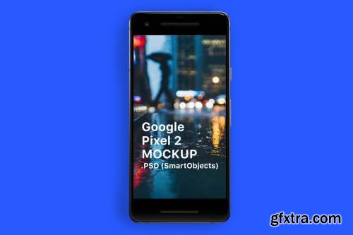 Google Pixel 2 Android Phone Mockup