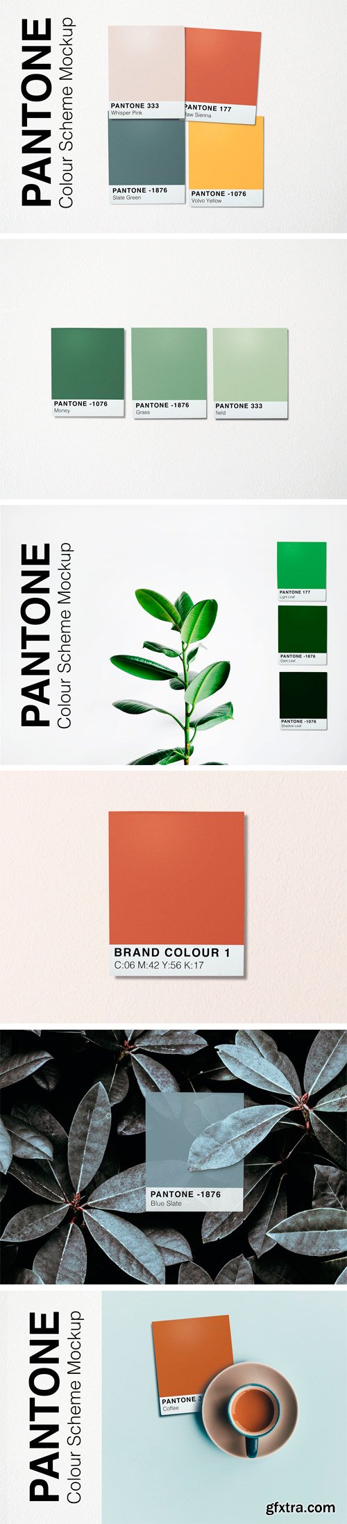 CM - Pantone Colour Scheme Mockup 2389765