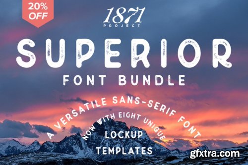 Superior Font Family - 6 Fonts