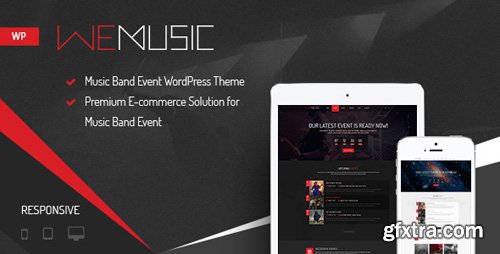 ThemeForest - WeMusic v1.7.6 - Music Band Event WordPress Theme - 12251286