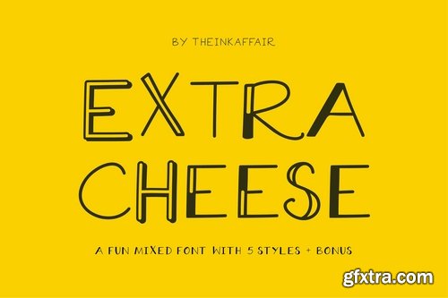 CM - Extra Cheese Font Set 2540192
