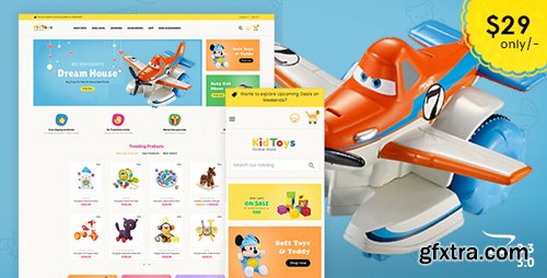ThemeForest - Kid Toys - Opencart 3 Multi-Purpose Responsive Theme (Update: 23 December 17) - 20626562
