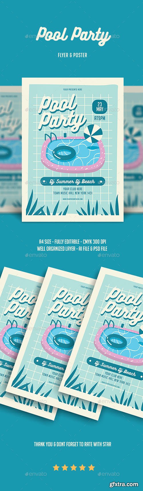 Pool Party Flyer 22011745