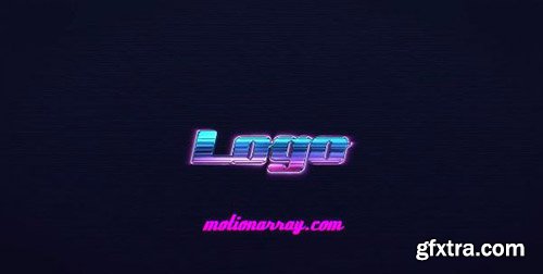 80s Retro Metal Logo - After Effects 84200