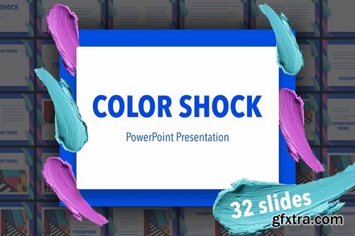 Color Shock PowerPoint Template