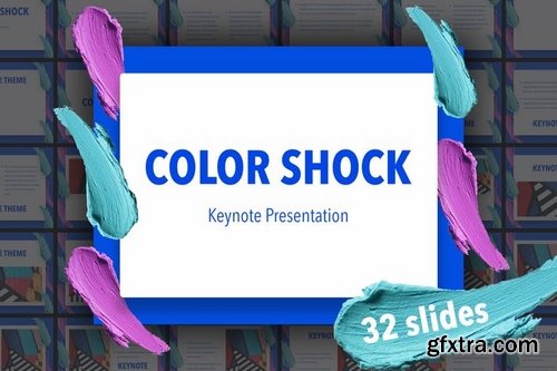Color Shock Keynote Template