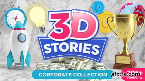 Videohive - 3D STORIES | Icons Explainer Toolkit - 21562016