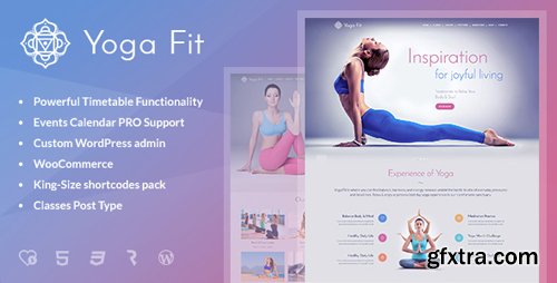 ThemeForest - Yoga Fit v1.1.9 - Sports, Fitness & Gym WordPress Theme - 12828455