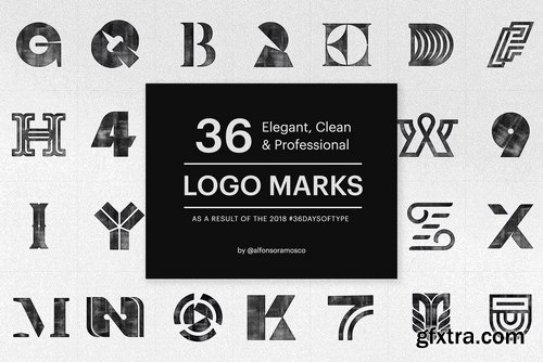 CM - Bundle of 36 Professional Logo Marks 2546581