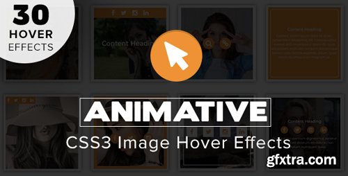 CodeCanyon - Animative v1.0 - CSS3 Image Hover Effects - 21663651