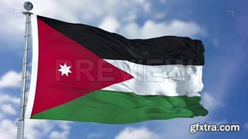 Jordan Flag Animation 73640