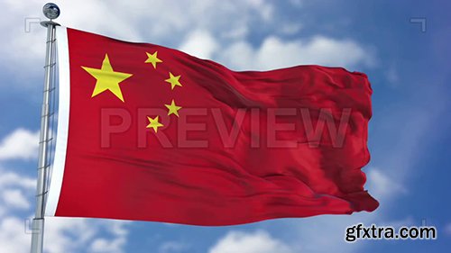 China Flag Animation 73436