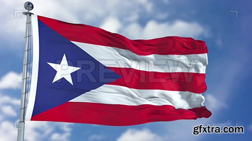 Puerto Rico Flag Animation 74189