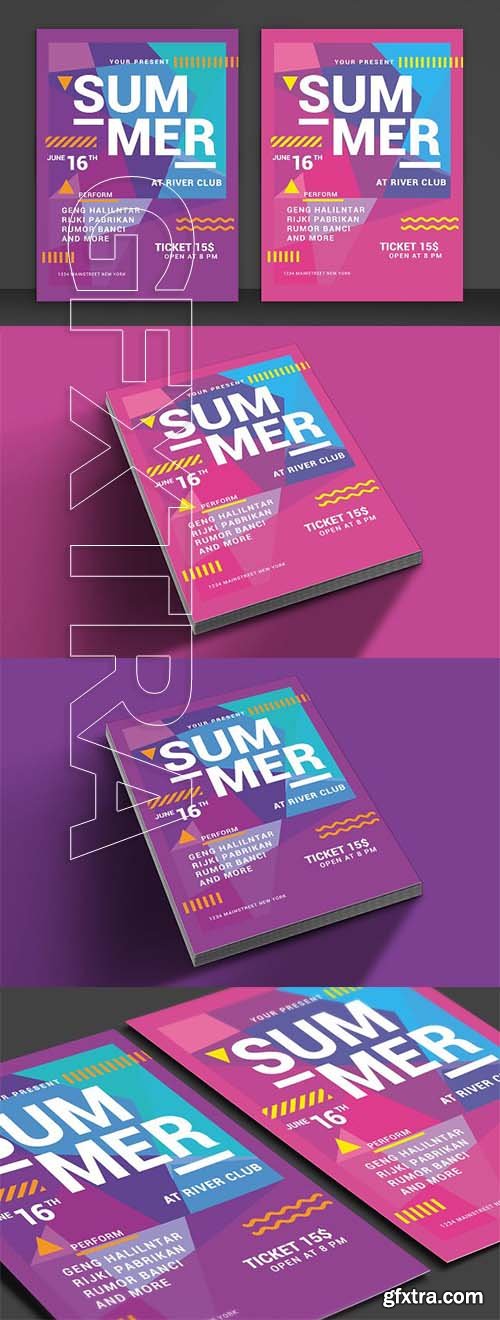 CreativeMarket - Summer Party Flyer 2579274