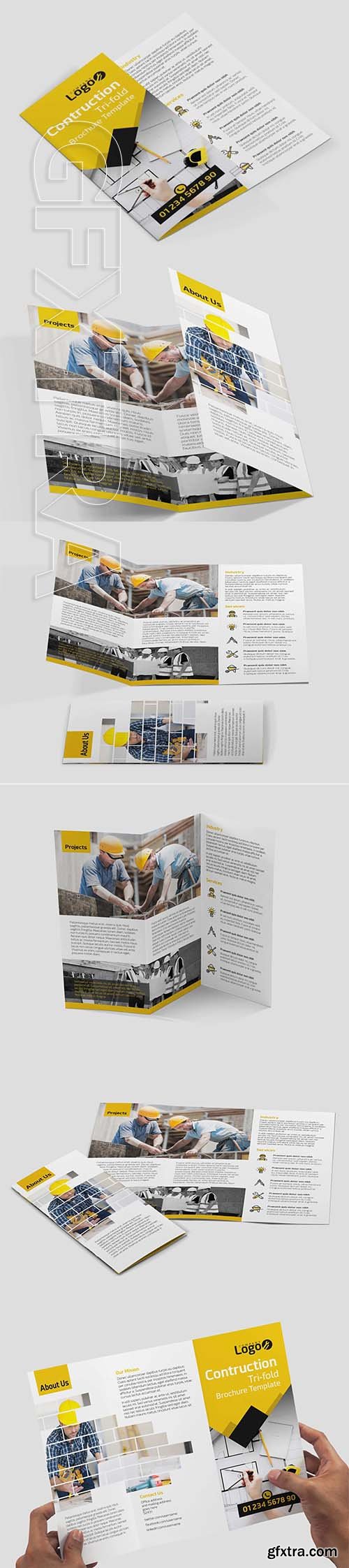 CreativeMarket - Construction Brochure Template 2577393