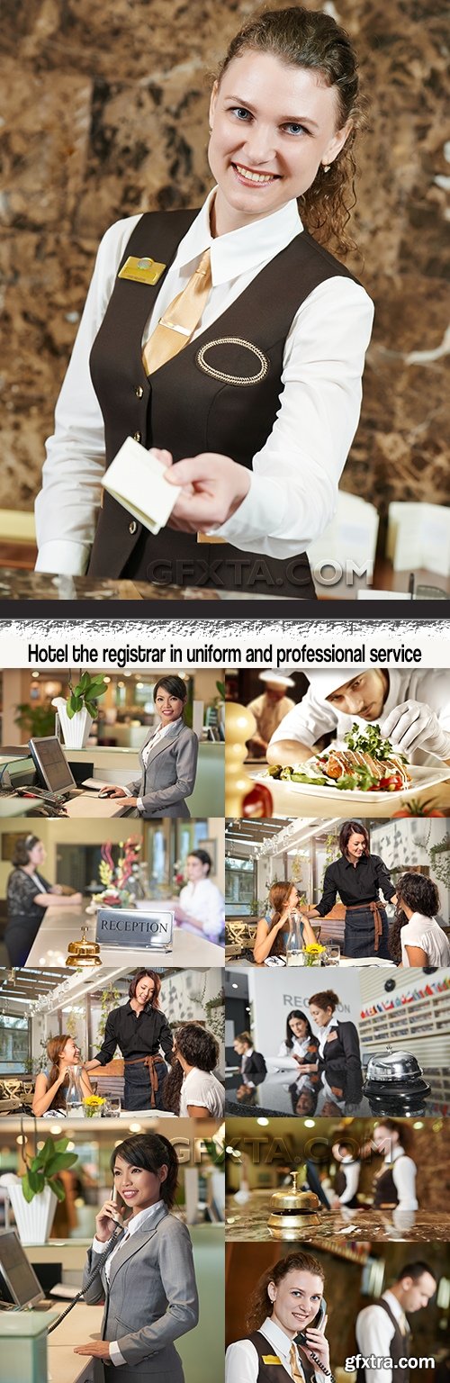 Hotel the registrar in uniform and professional service