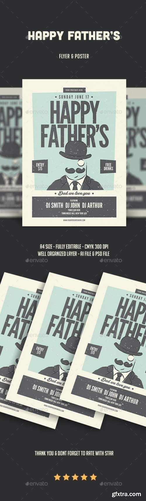 Graphicriver - Father\'s Day Flyer 22038751