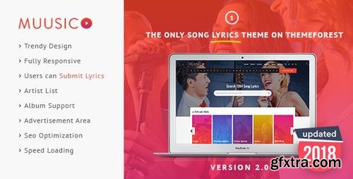 ThemeForest - Muusico v2.9.3.1 - Song Lyrics WordPress Theme - 10964140