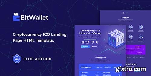 ThemeForest - BitWallet v1.0 - Cryptocurrency ICO Landing Page HTML Template - 21956208