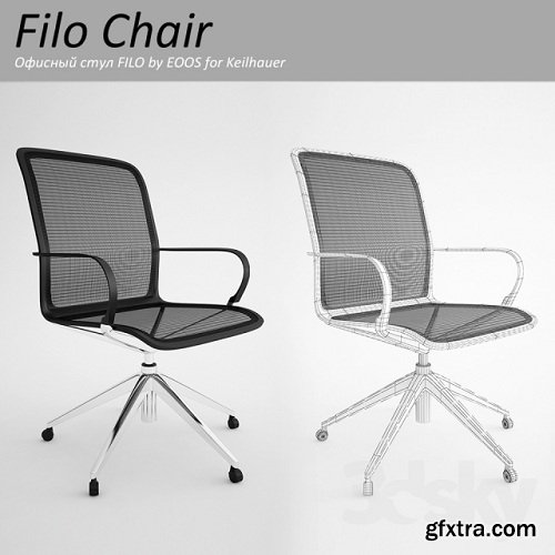 Keilhauer Chair Filo 3d Model