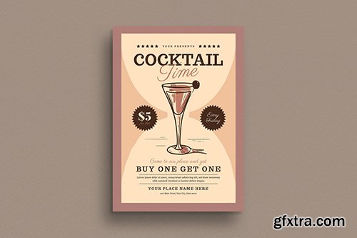 Cocktail Time Flyer
