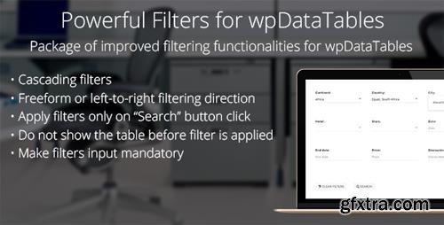 CodeCanyon - Powerful Filters for wpDataTables v1.0.1 - Cascade Filter for WordPress Tables - 21015802