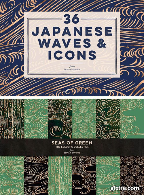 CM - 36 Japanese Waves & Golden Icons 2480813