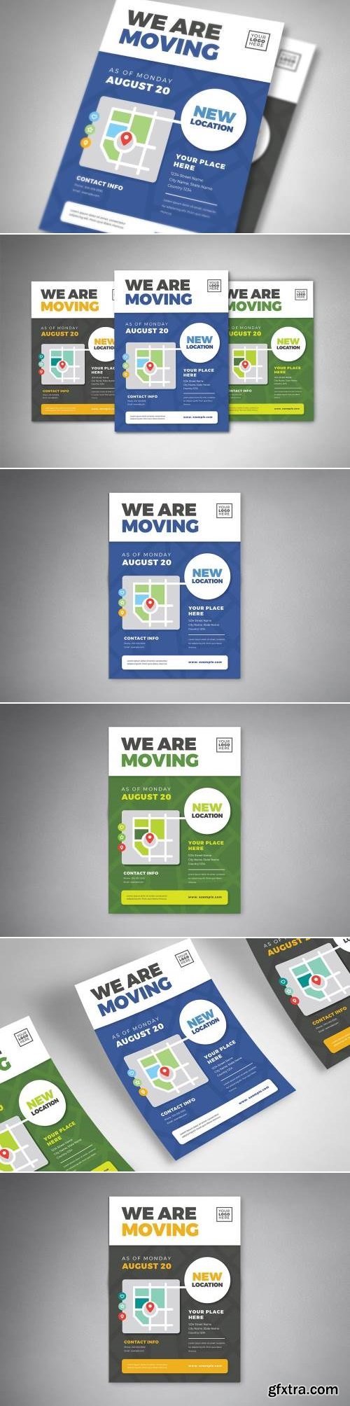 We Are Moving Flyer Templates