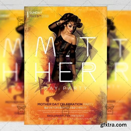 Happy Mother Day – Seasonal A5 Flyer Template