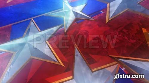 Stars And Stripes Background - Motion Graphics 88388