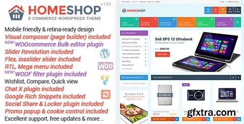 ThemeForest - Home Shop v1.5.0 - WooCommerce Theme - 9513996