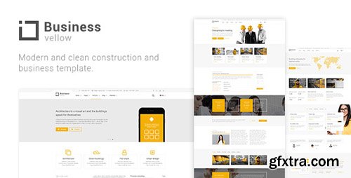 ThemeForest - Yellow Business v1.0 - Construction And Businesses - 21093503