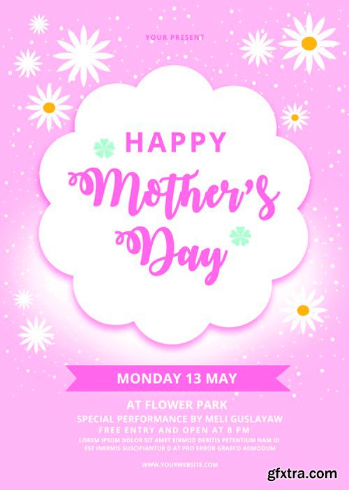 CM - Happy Mother s day flyer template 2515121