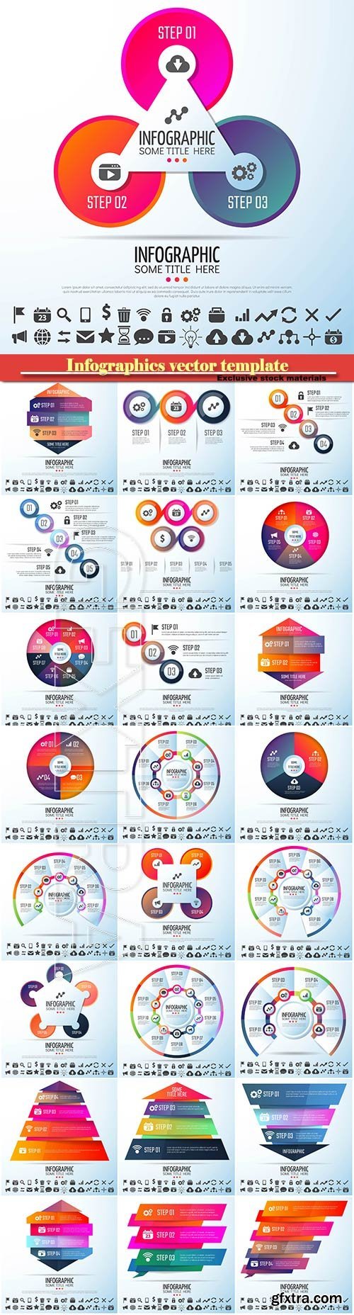 Infographics vector template for business presentations or information banner