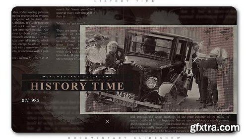 Videohive History Time Documentary Slideshow 21317111
