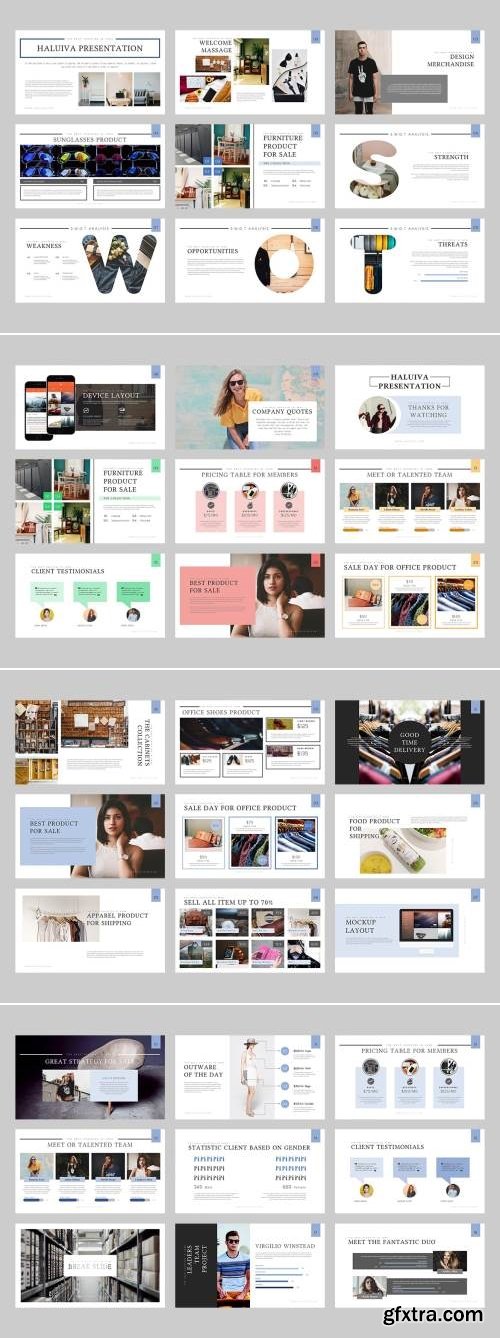 Haluiva Pitch Deck Keynote Template