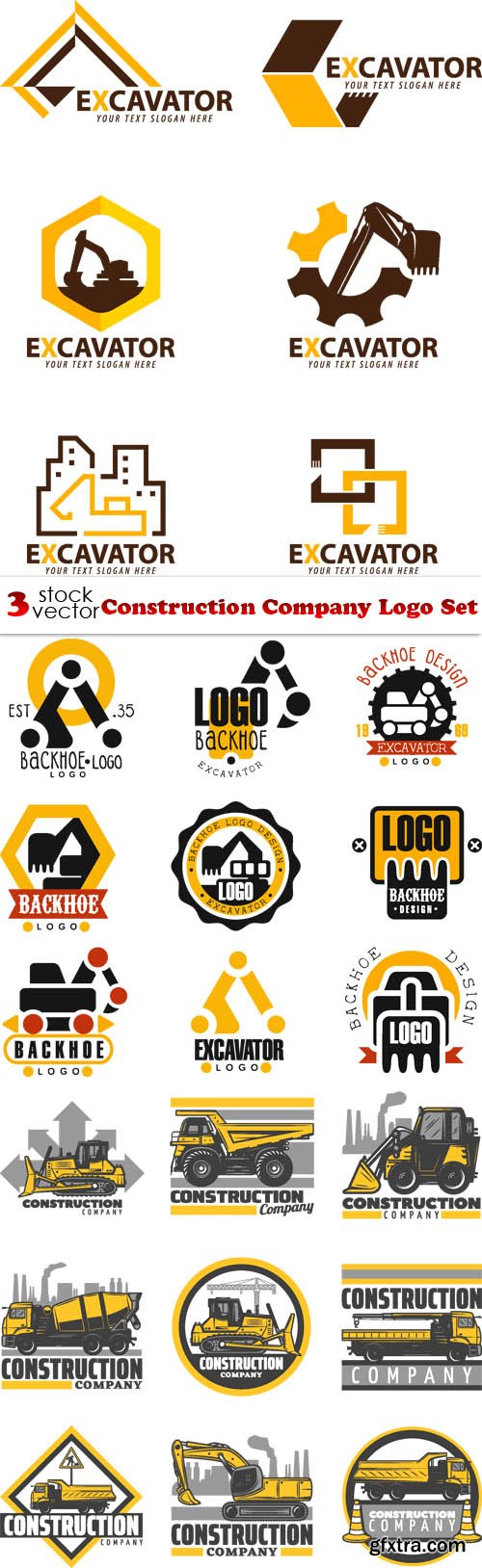 Vectors - Construction Company Logo Set